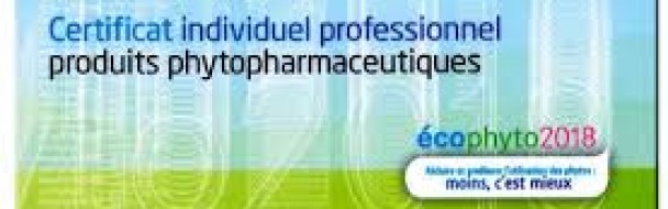 Certiphyto 2: nouvelles catégories et validité de cinq ans pour tous Certiphyto 2: nouvelles catégories et validité de cinq ans pour tous